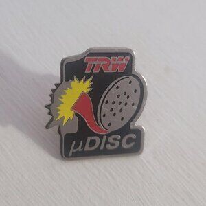 TRW uDisc Disc Brakes Vintage Lapel Pin Tie Tack